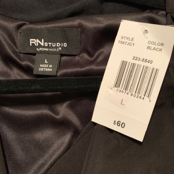 NEW! RN Studio Little Black Dress - Picture 4 of 4